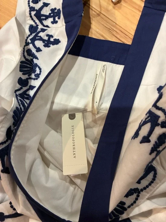 by Anthropologie Floral Nautical Mini Dress - Picture 11 of 15